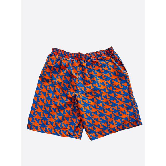 Louis Vuitton Blue & Orange Dove Print Swimshorts - Picture 2 of 9